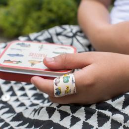 Plasters In Tin Vintage Transport Design