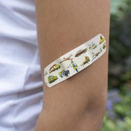 Plasters In Tin Vintage Transport Design