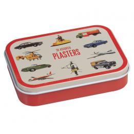 Plasters In Tin Vintage Transport Design