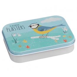 Plasters In Tin Blue Tit Design