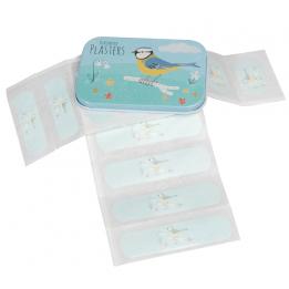Plasters In Tin Blue Tit Design