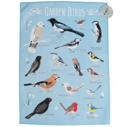 Garden Birds Tea Towel