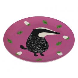 Mr Badger Melamine Plate