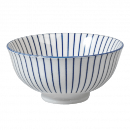 Japanese Blossom Bowl Cobalt Sunburst