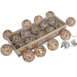 Vintage Transport Party Lights With British Standard Plug