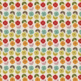 Mid Century Poppy Wrapping Paper (5 Sheets)