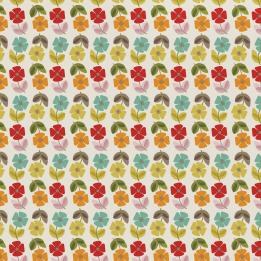 Mid Century Poppy Wrapping Paper (5 Sheets)