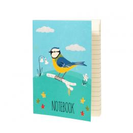 Blue Tit Design A6 Notebook