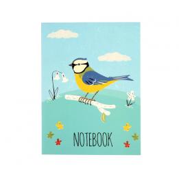 Blue Tit Design A6 Notebook