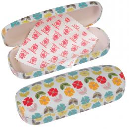 Mid Century Poppy Glasses Case & Cleaning Cloth