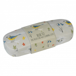 Blue Tit Hardshell Glasses Case & Cleaning Cloth