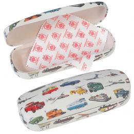 Vintage Transport Glasses Case & Cleaning Cloth