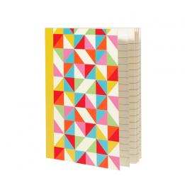 Multicolour Geometric A6 Notebook