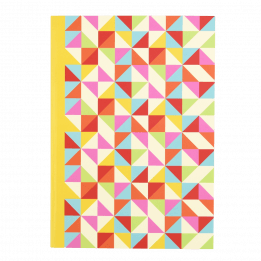Multicolour Geometric Notebook