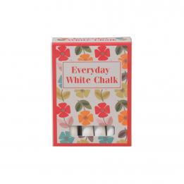 White Chalk In Mid Century Poppy Box (set Of 12)