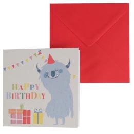 Monster Birthday Card