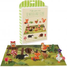 Make Your Own 3d Woodland Scene