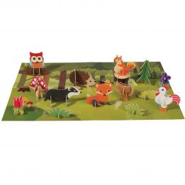 Make Your Own 3d Woodland Scene