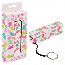 Flamingo Bay Portable Usb Charger