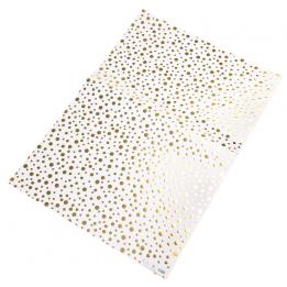 Gold Confetti Wrapping Paper (5 Sheets)
