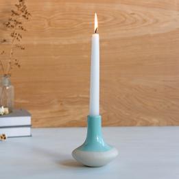 Aqua Marine Dipped Candle Holder