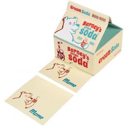 Memo Pads In "Cream Soda" Carton