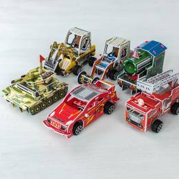 Make Your Own Pull Back Fire Engine