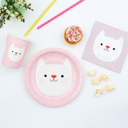 Cookie The Cat Paper Cups (set Of 8)