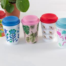 Flamingo Bay Reusable Travel Mug