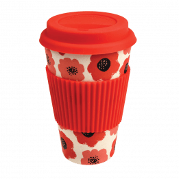 Poppy Bamboo Travel Mug