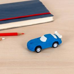 Blue Pull Back Super Car Eraser