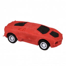 Red Pull Back Super Car Eraser