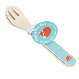 Rusty The Fox Bamboo Cutlery