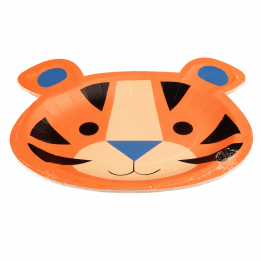 Ziggy The Tiger Paper Plates (set Of 8)