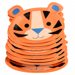 Ziggy The Tiger Paper Plates (set Of 8)