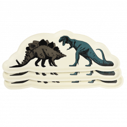 Prehistoric Land Platters (set Of 3)