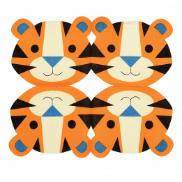 Ziggy The Tiger Napkins (pack Of 16)