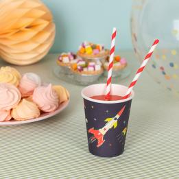 Space Age Paper Cups (set Of 8)