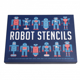 Robot Stencils (set Of Four)