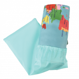 World Map Microfibre Towel