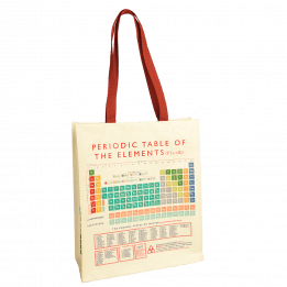 Periodic Table Recycled Shopping Bag