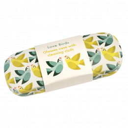 Love Birds Glasses Case & Cleaning Cloth