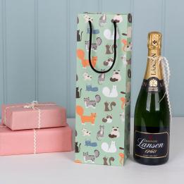 Nine Lives Bottle Gift Bag