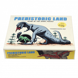 Prehistoric Land Glow In The Dark Puzzle (100 Pc)