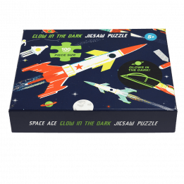 Space Age Glow In The Dark Puzzle (100 Piece)