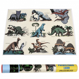 Prehistoric Land Glow In The Dark Poster