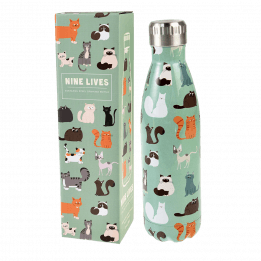 Nine Lives Stainless Steel Bottle