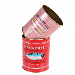 Fish Storage Tins (set Of 2)