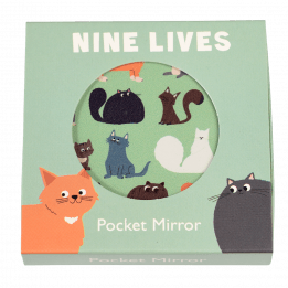 Nine Lives Pocket Mirror