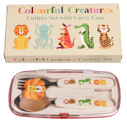 Colourful Creatures Cutlery Set